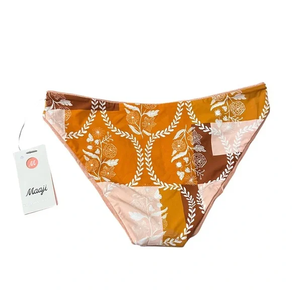 NWT Maaji Reversible Pink and Orange Bikini Bottom - Picture 4 of 6